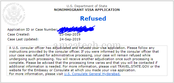 Visa de EE. UU. aprobada pero con procesamiento administrativo (solución del formulario 221g)