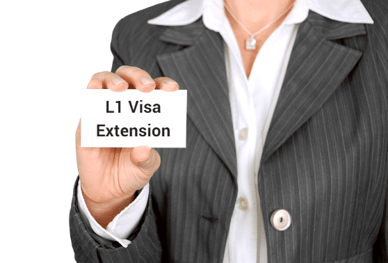 Extensión o renovación de la visa L-1