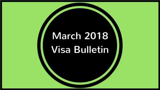 Boletín de Visas Marzo 2018