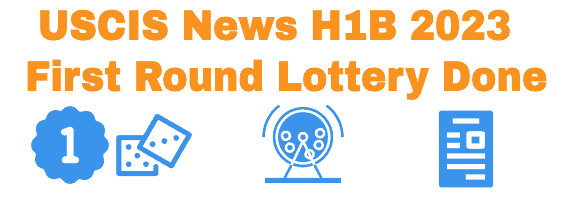 USCIS News: Se anuncian los resultados de la lotería de la primera ronda H1B 2023 e información sobre la presentación de peticiones